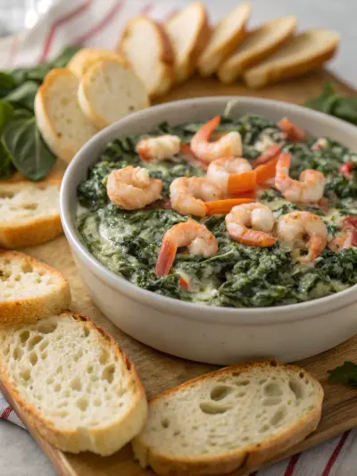 Shrimp and Crab Spinach Dip