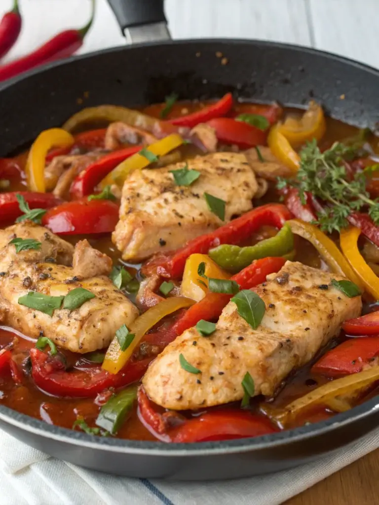Chicken Cacciatore With Peppers