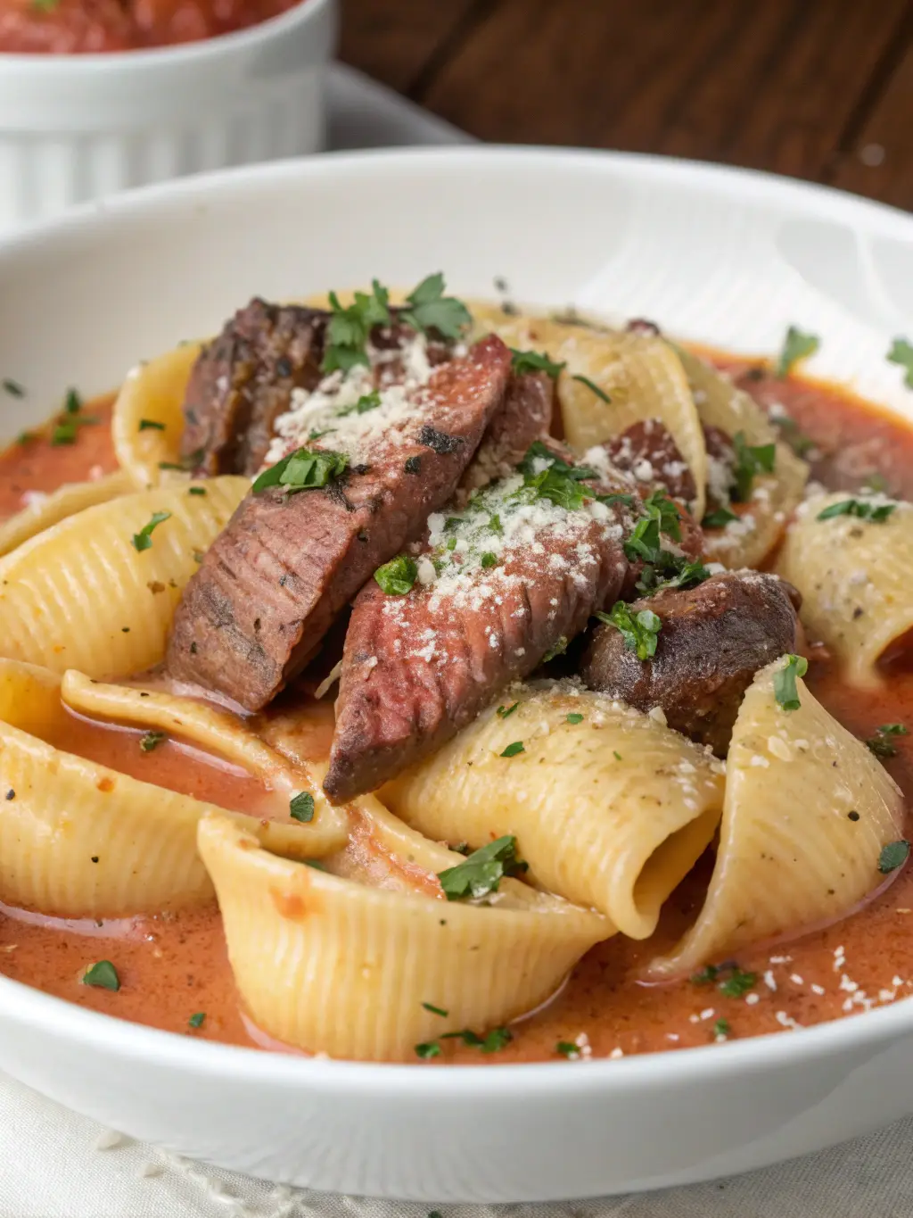 Creamy Steak Shells