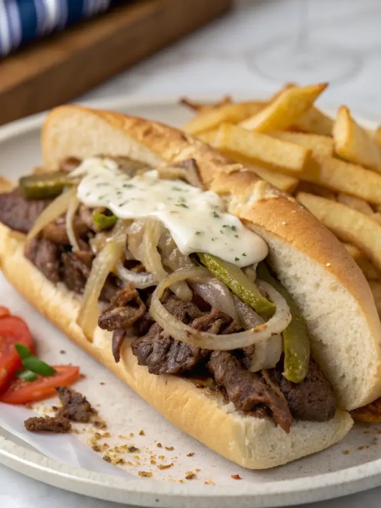 Philly Cheesesteak Meatloaf