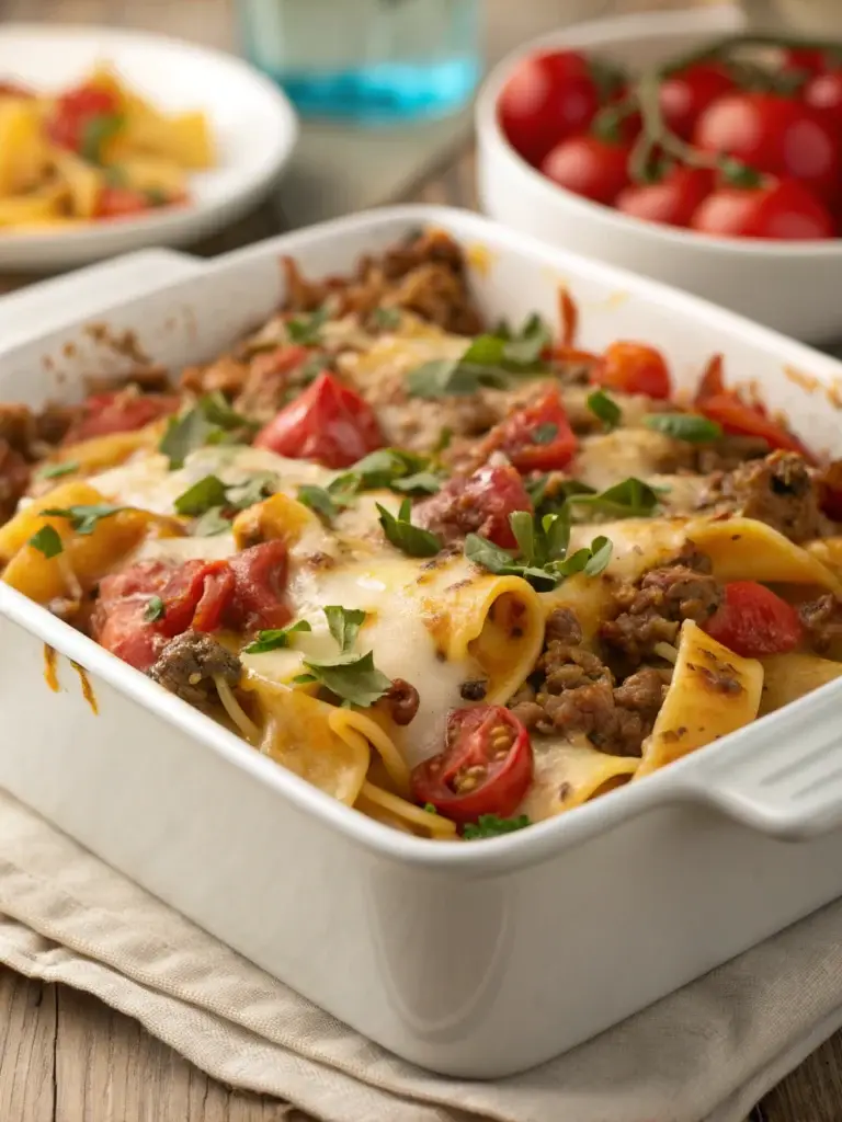Ground Beef Pasta Bake