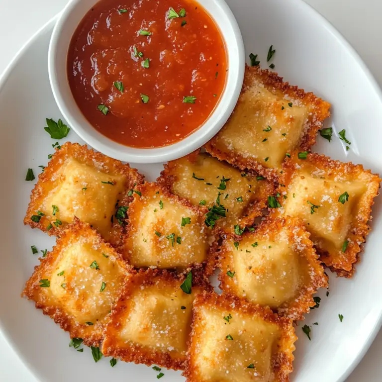 Delicious Cheese-Filled Toasted Ravioli Recipe | Crispy & Cheesy Appetizer