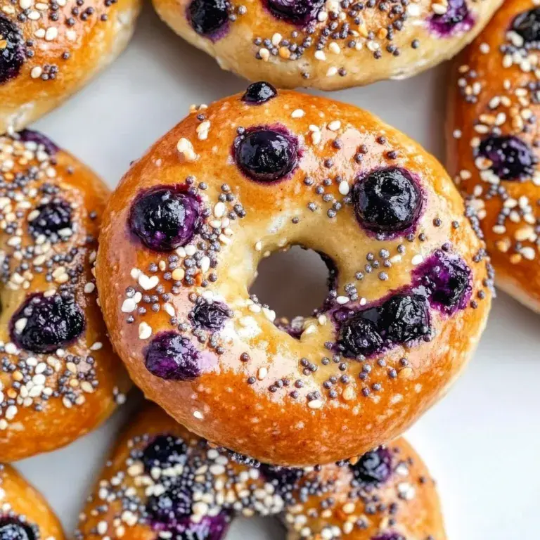 Gluten-Free High-Protein Blueberry Bagels | Healthy & Delicious Recipe