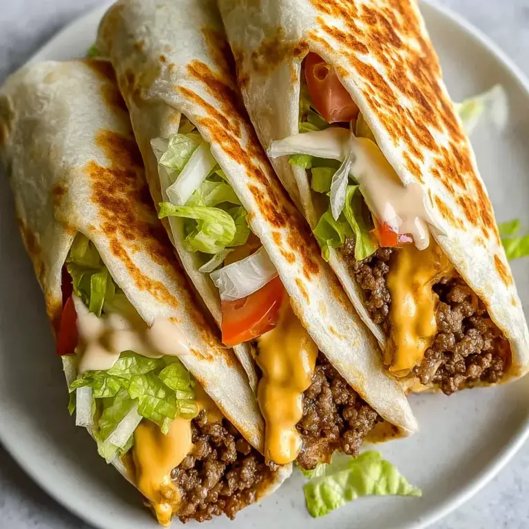 Easy Homemade Big Mac Wraps Recipe | Copycat McDonald's Big Mac Wraps
