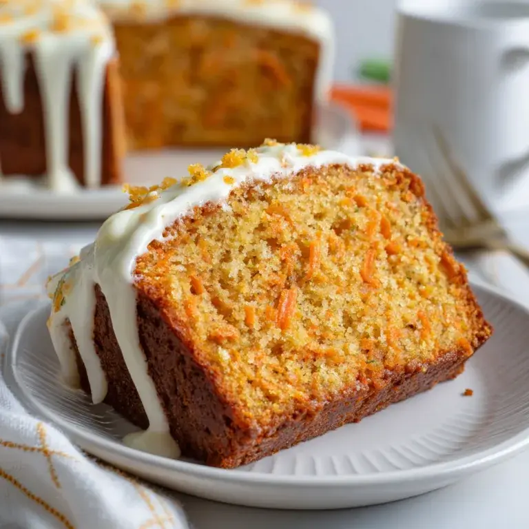 Moist Carrot Pound Cake Recipe | Easy Homemade Carrot Cake