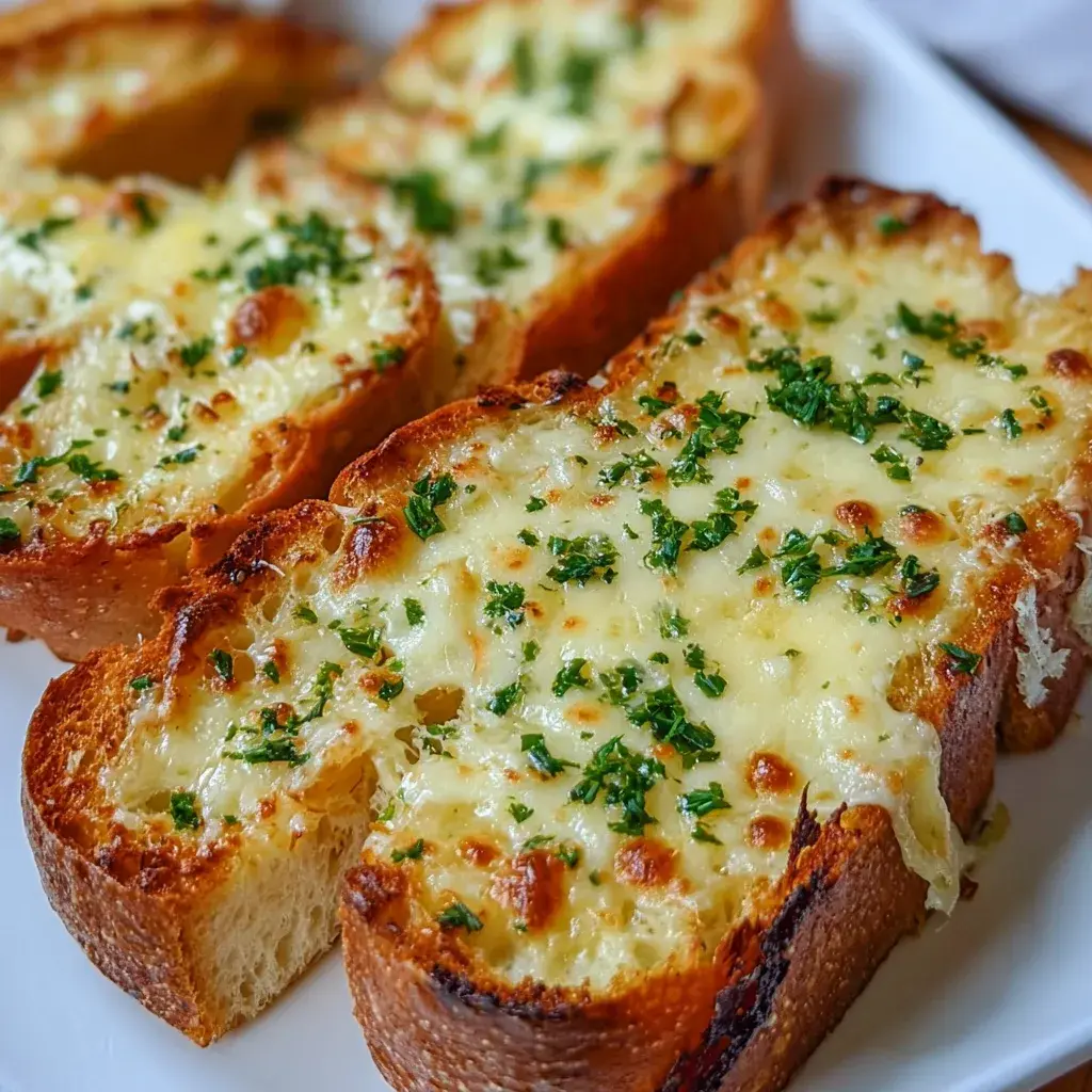 Best Cheesy Garlic Bread Recipe – Easy, Crispy & Flavorful!
