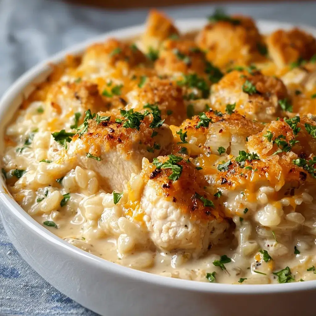 Creamy Angel Chicken Rice Casserole Recipe – Easy, Comforting Dinner Idea
