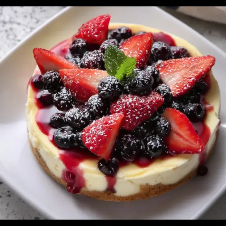 Delicious Vanilla Berry Cheesecake Recipe | Creamy & Easy to Make