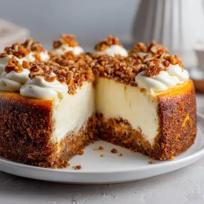Delicious Carrot Cake Cheesecake Recipe | Moist & Creamy Dessert Delight