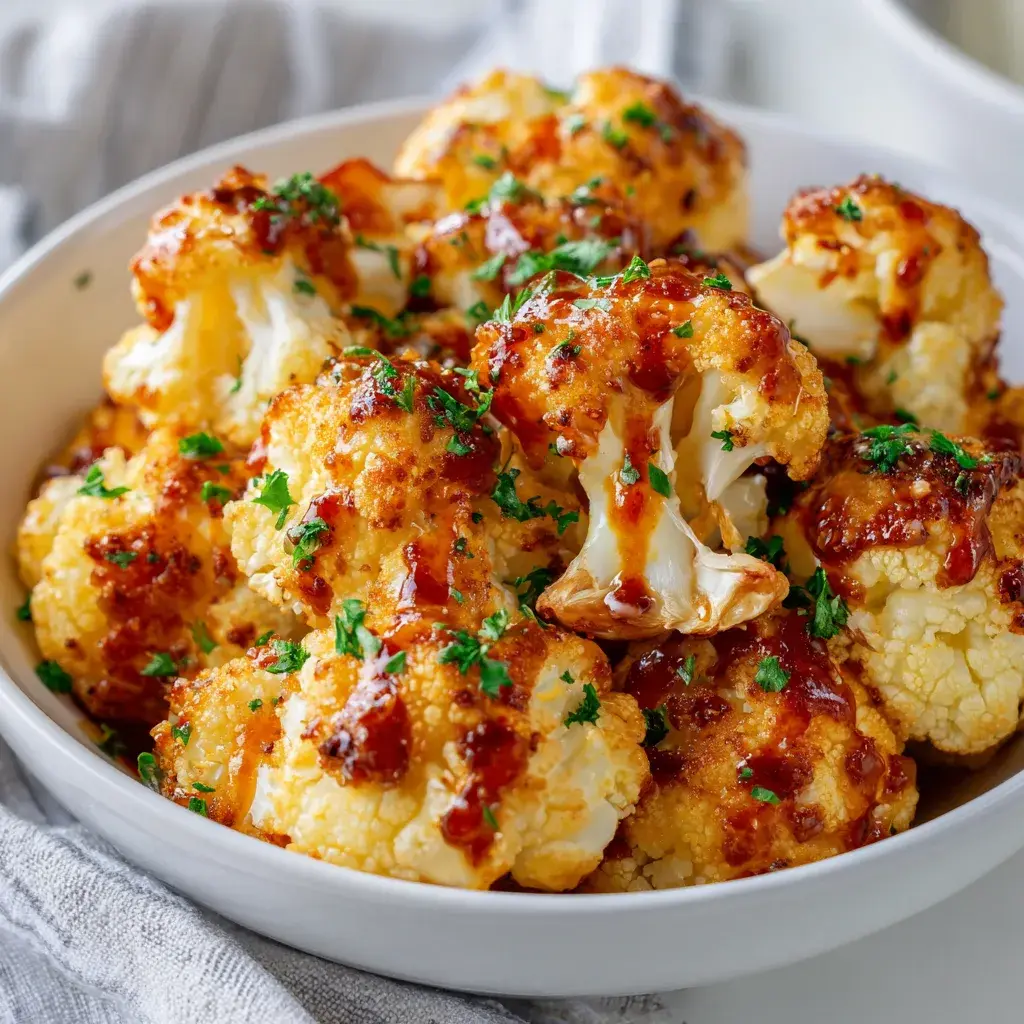 Crispy Baked Bang Bang Cauliflower Recipe | Easy & Delicious Snack