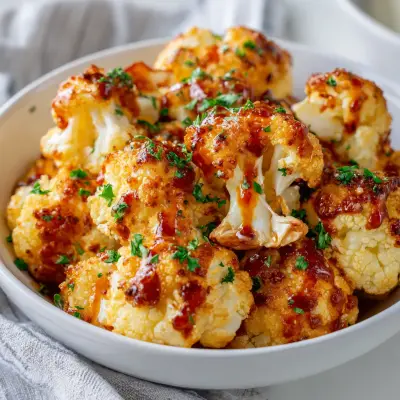 Crispy Baked Bang Bang Cauliflower Recipe | Easy & Delicious Snack