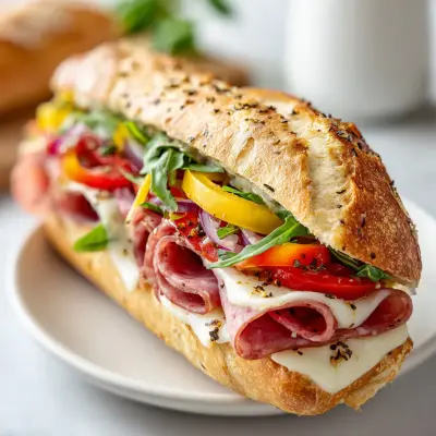 Delicious Baked Italian Sub Sandwich Recipe | Easy & Flavorful Italian Subs