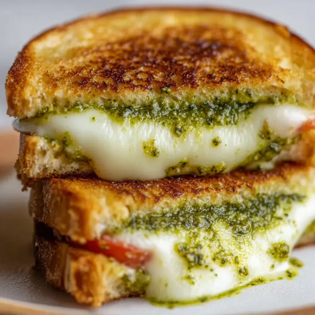 Delicious Pesto Grilled Cheese Recipe | Easy & Cheesy Sandwich Idea