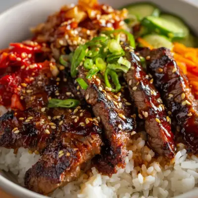 Delicious Korean BBQ Steak Rice Bowls | Easy & Flavorful Recipe