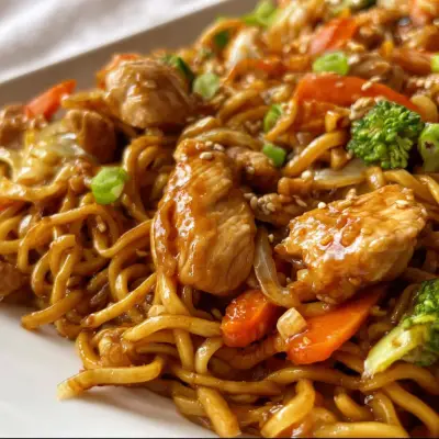 Delicious Chicken Lo Mein Recipe | Easy Homemade Chicken Lo Mein