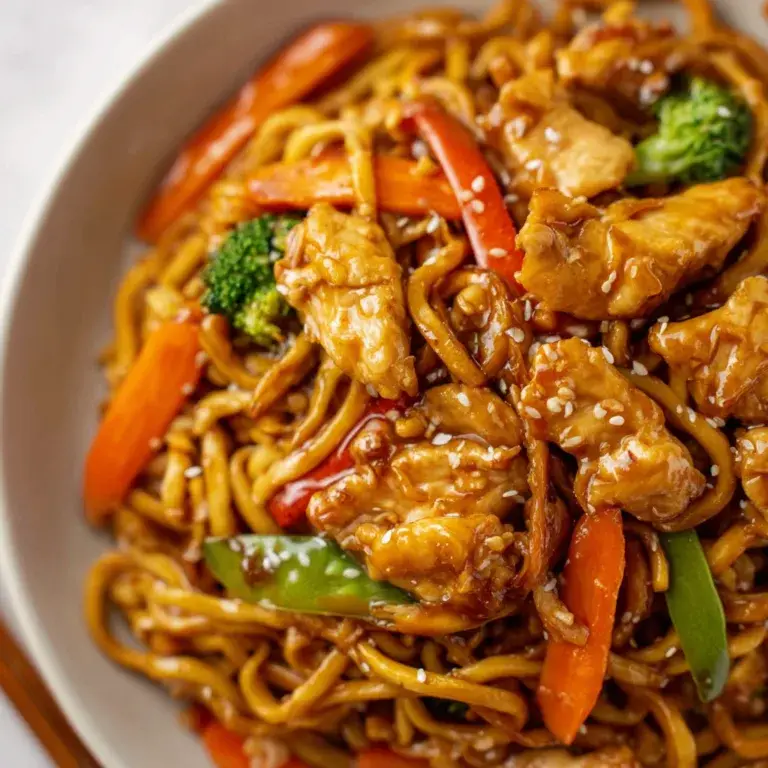 Delicious Chicken Lo Mein Recipe | Easy Homemade Chicken Lo Mein