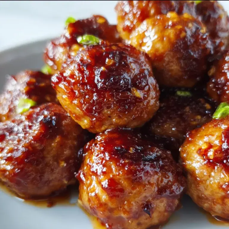 Sweet and Spicy Honey Sriracha Meatballs Recipe | Easy & Flavorful Appetizer