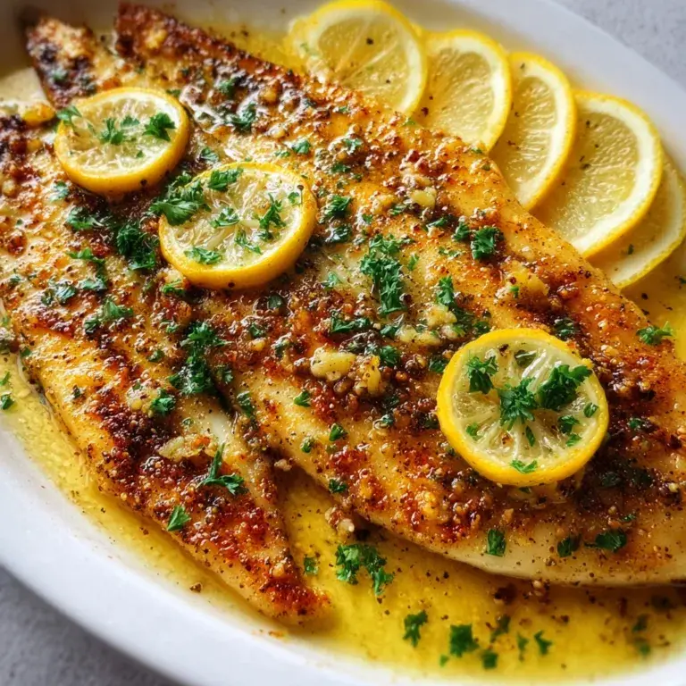 Delicious Baked Lemon Garlic Tilapia Recipe | Easy & Healthy Seafood Dinner