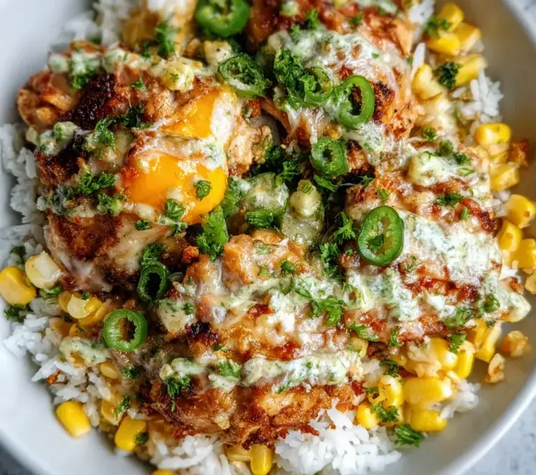 Street Corn Chicken Rice Bowl | Flavorful & Easy Mexican-Inspired Recipe