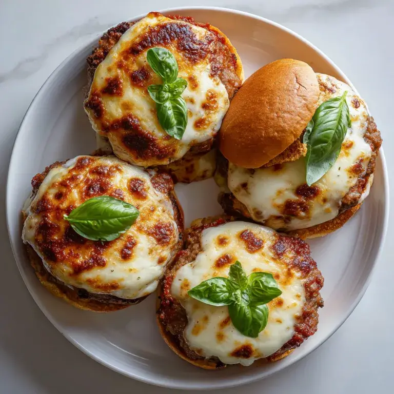 Mozzarella-Stuffed Pizza Burgers | Cheesy, Juicy & Delicious Recipe