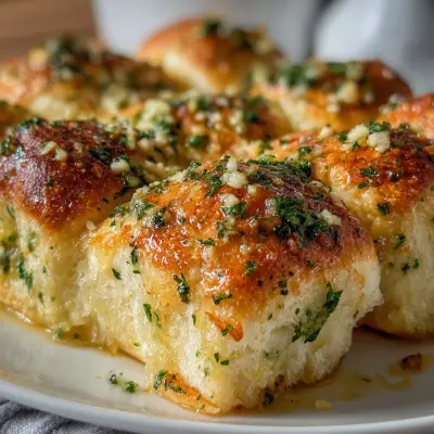 Fluffy Garlic Butter Bread Rolls Recipe | Soft & Delicious Homemade Rolls