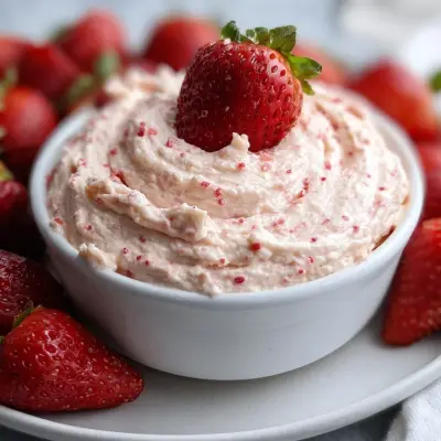High-Protein Strawberry Dip Recipe | Healthy & Delicious Snack Idea