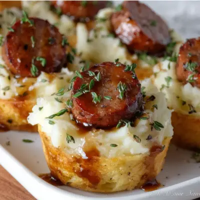 Delicious Irish Bangers & Mash Cups Recipe | Easy Traditional Irish Meal