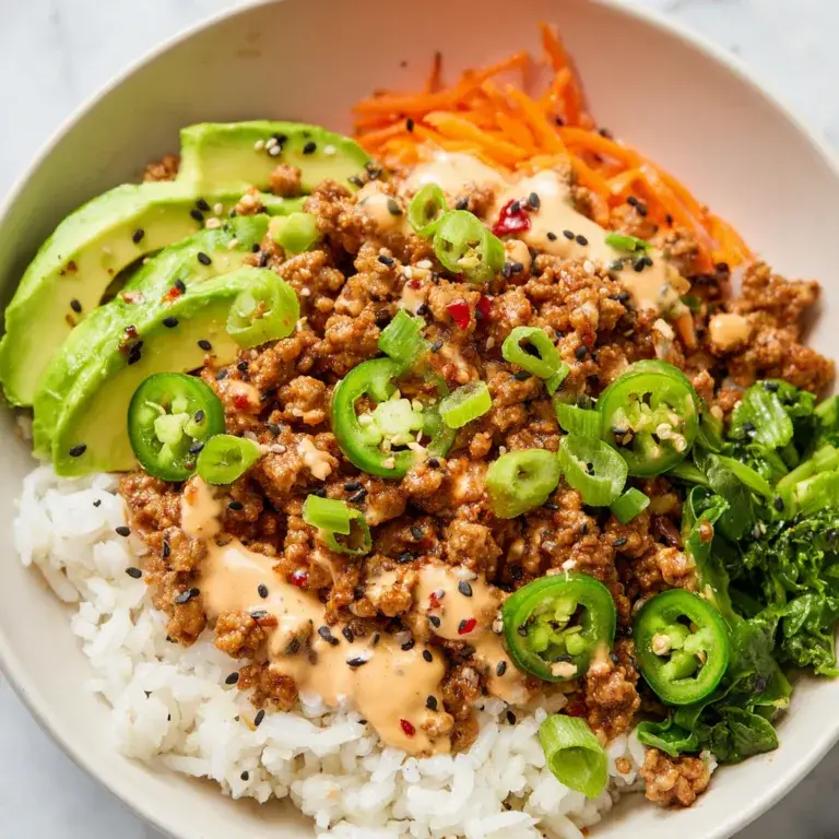 Quick & Easy 20-Minute Ground Turkey Bang Bang Rice Recipe