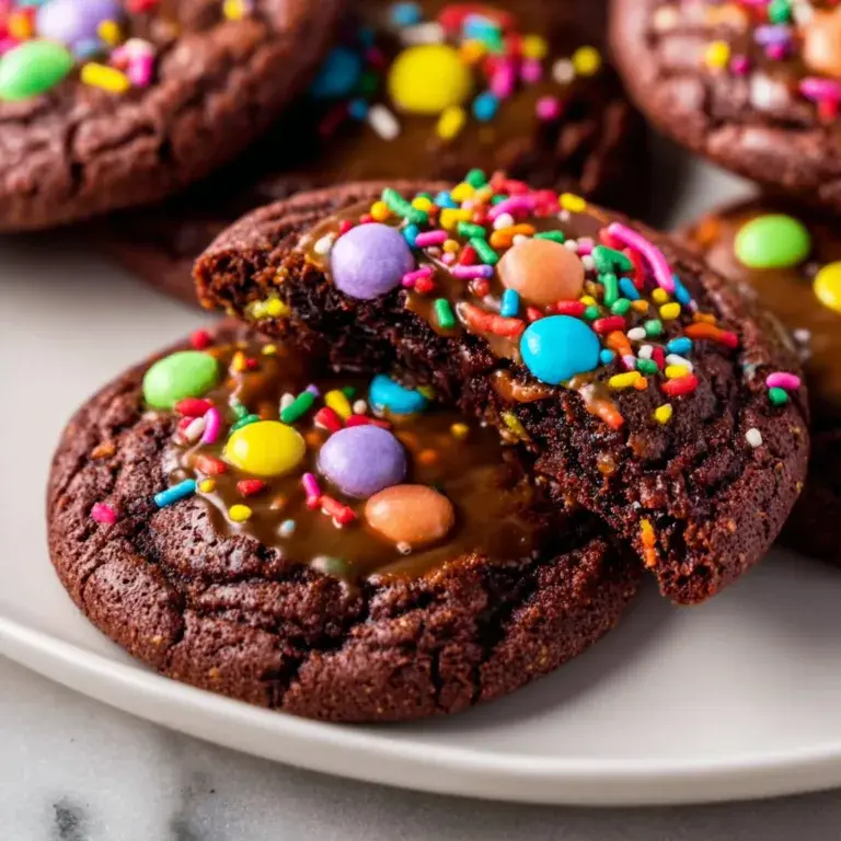 Fudgy Cosmic Brownie Cookies Recipe | Chewy Chocolate Cookie Delight
