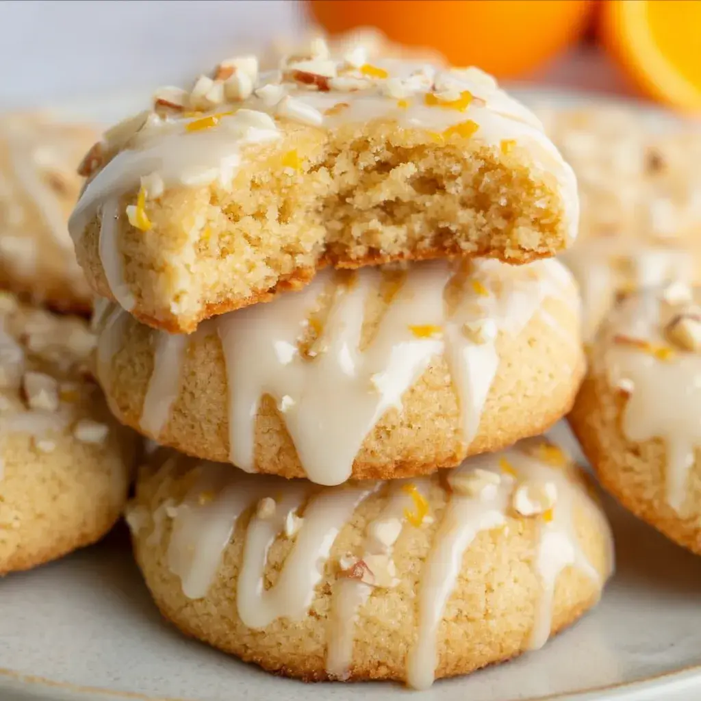 Delicious Iced Almond Flour Orange Cookies – Gluten-Free Citrus Treats