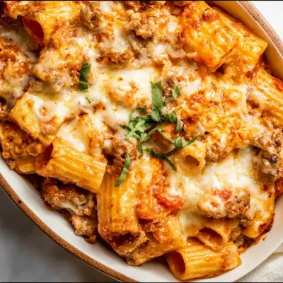 Easy Italian Sausage Pasta Bake Recipe – Delicious & Cheesy Dinner Idea