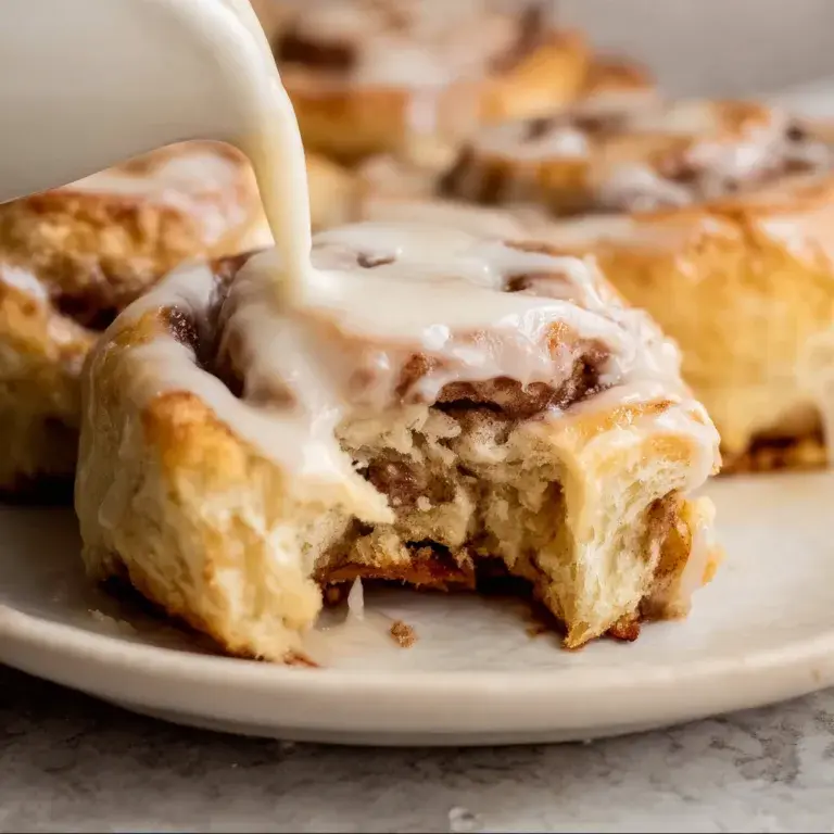 Delicious Puff Pastry Cinnamon Rolls with Sweet Maple Icing Recipe