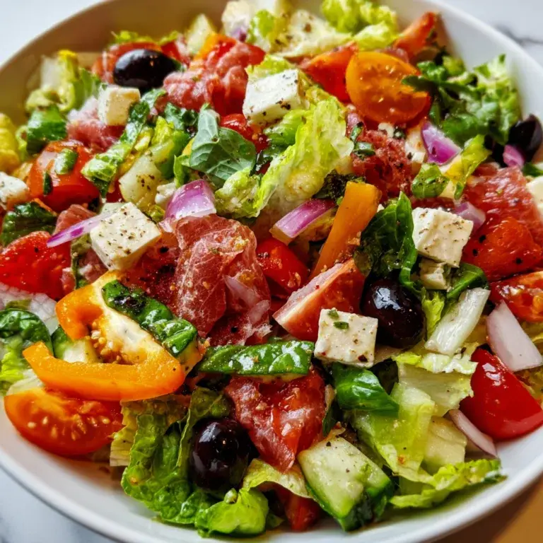 Fresh Italian Chopped Salad Recipe | Easy & Healthy Meal Idea