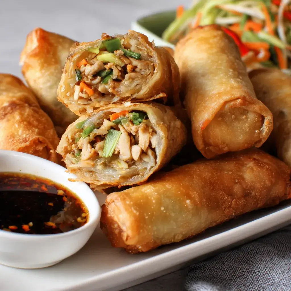 Crispy Homemade Chicken Spring Rolls Recipe | Easy & Delicious Appetizer