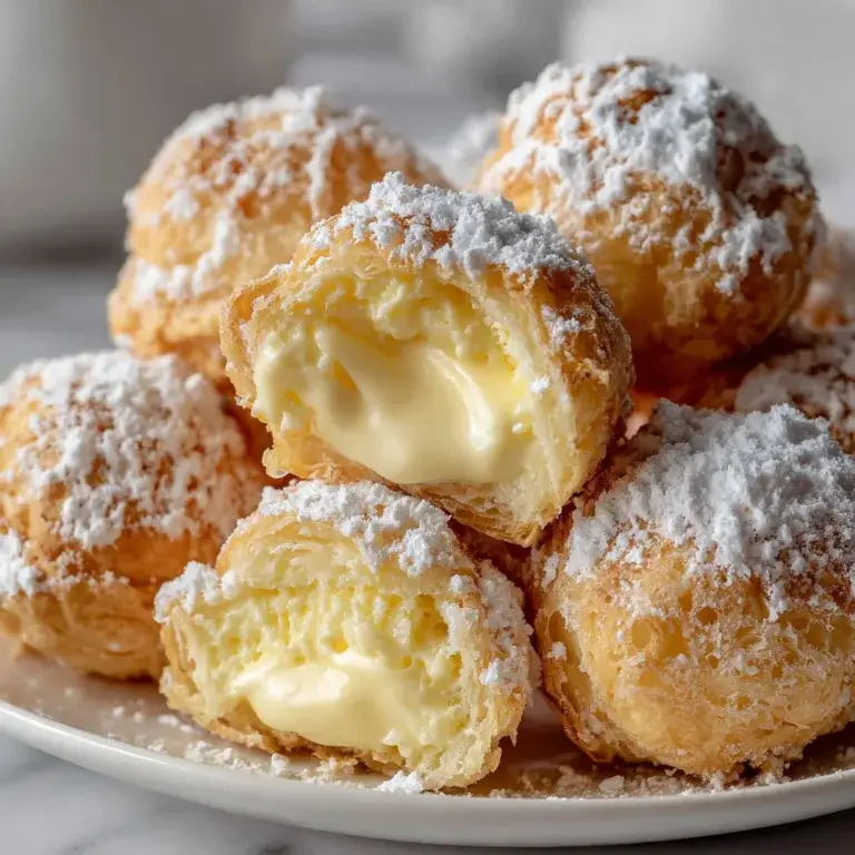 Authentic Vanilla Custard Cannoncini Bites – Classic Italian Pastry Delight