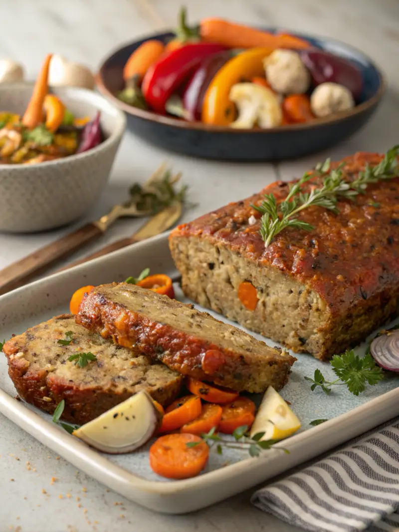 Roasted Vegetable Meatloaf