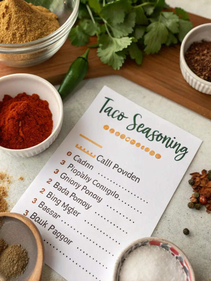 taco seasoning recipe