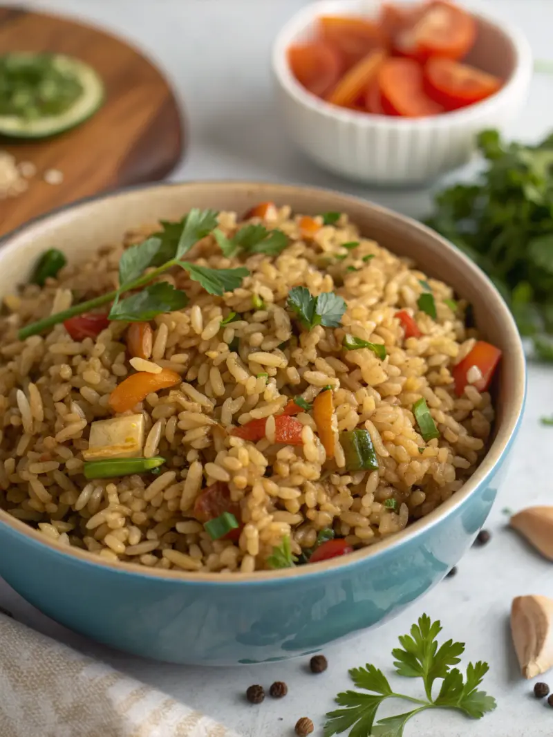 Baked Brown Rice