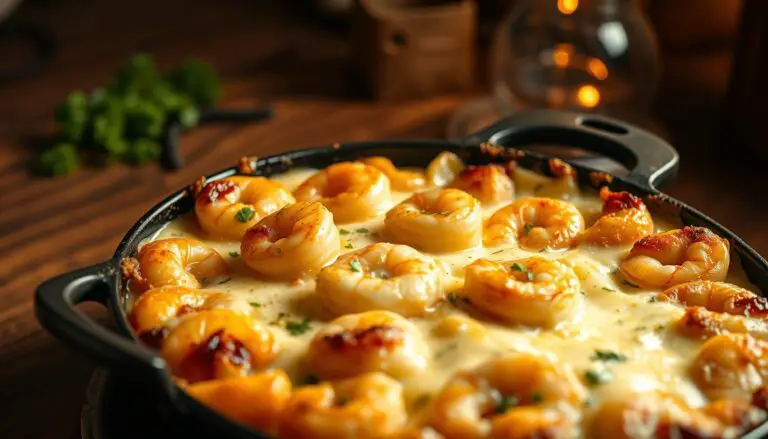 Garlic Shrimp Gratin