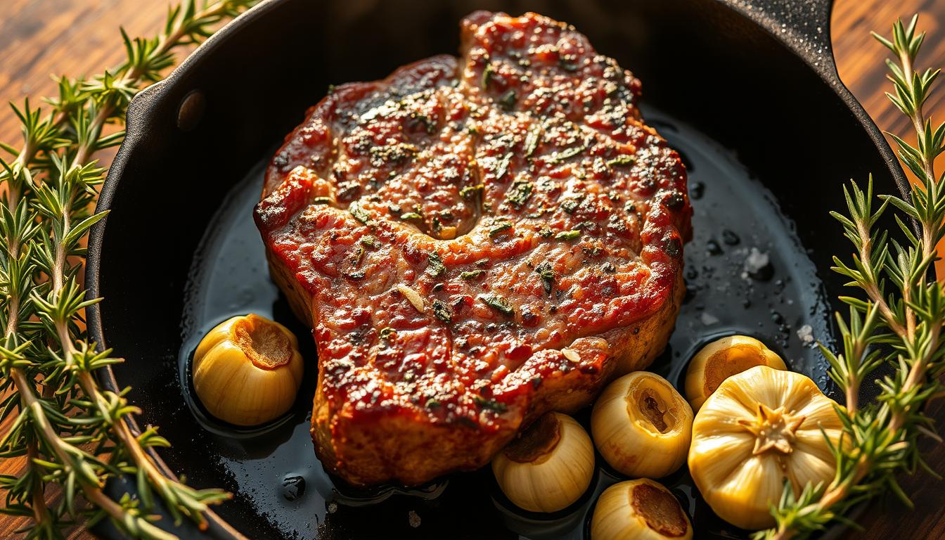 Provençal Garlic Steak