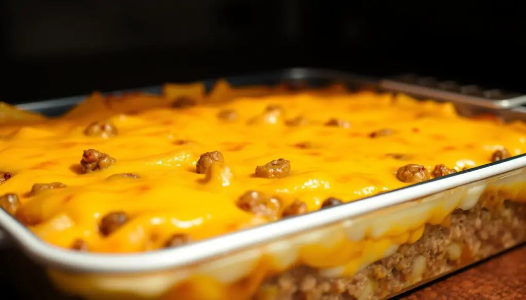 cheeseburger fries casserole