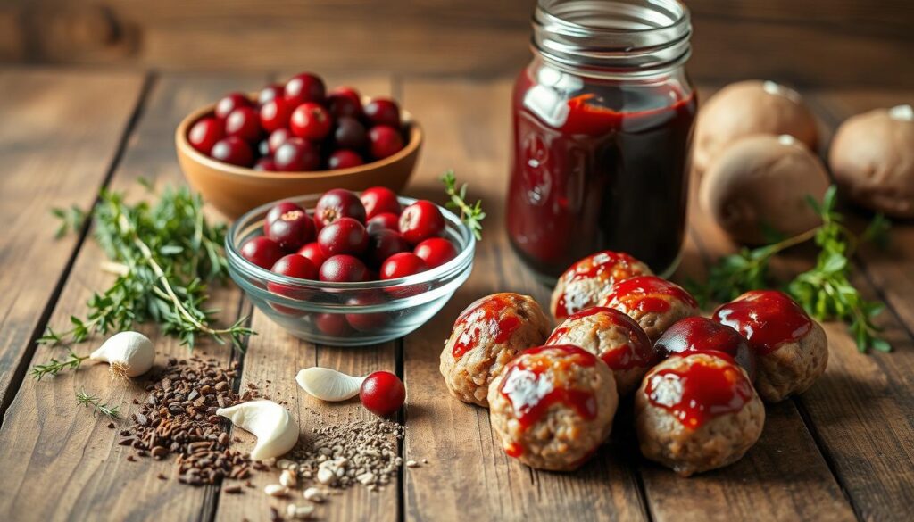 cranberry sauce meatballs ingredients