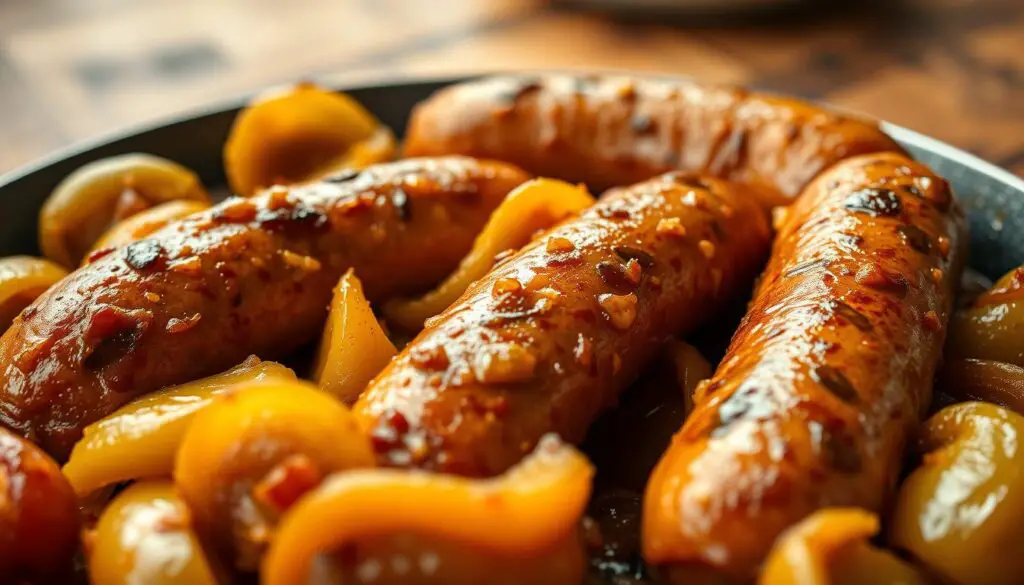 curried sausages