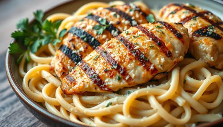 herb chicken alfredo