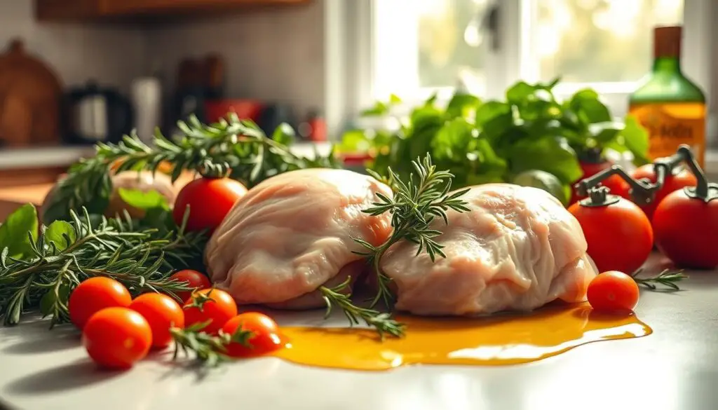 Tuscan chicken ingredients