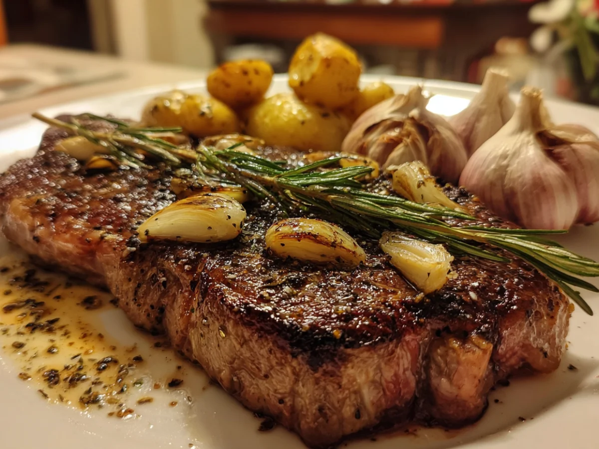 Savor the Taste of Provençal Garlic Steak