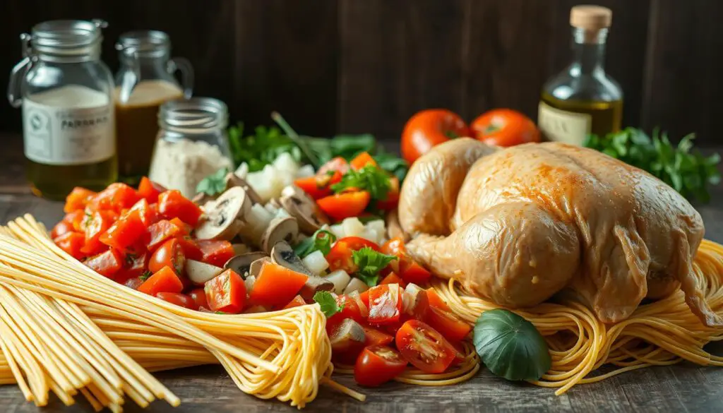 chicken spaghetti ingredients