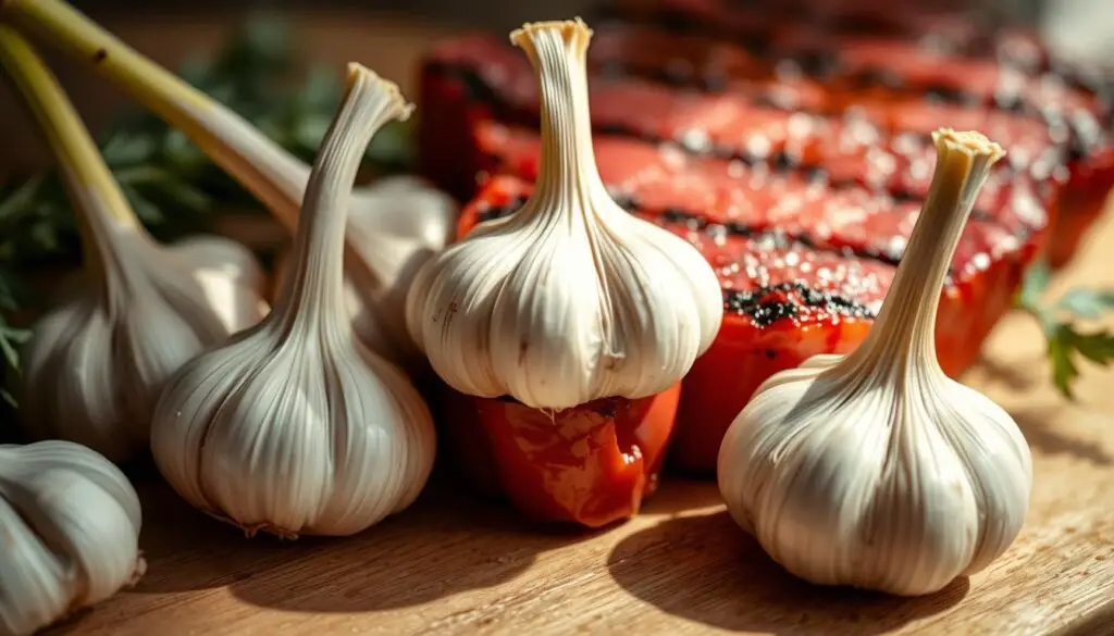 garlic T-bone steak ingredients