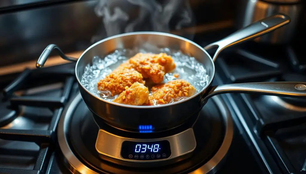 temperature control for frying