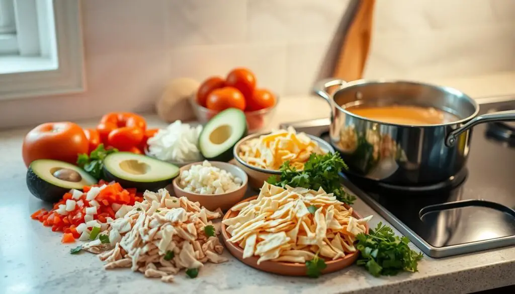 tortilla soup prep